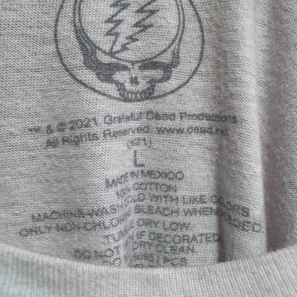 Grateful Dead White Long Sleeve Tee - Picture 4 of 4